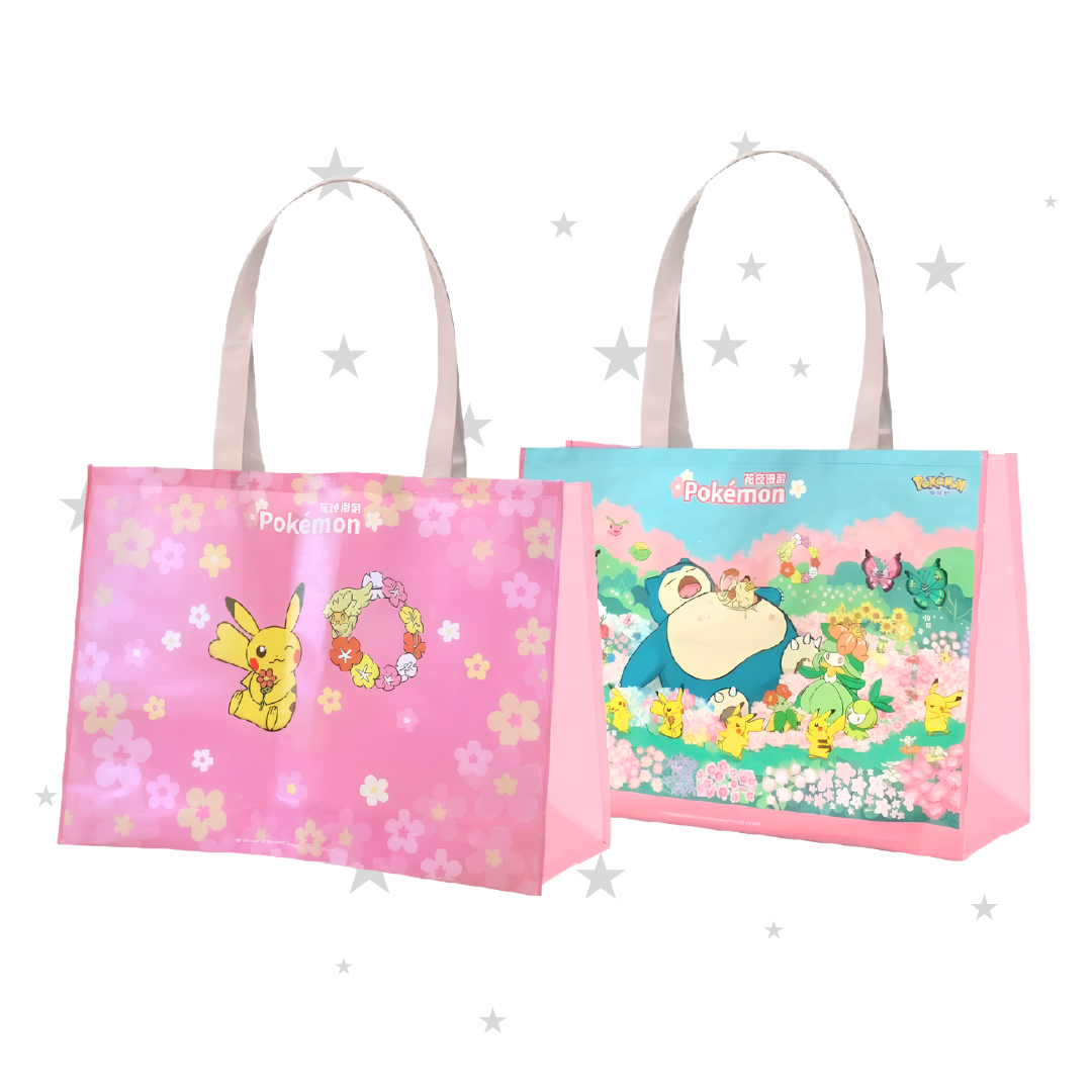 Pokémon Shanghai Pikachu 2026 Sakura Walk Event - Reusable Large Shopping Bag