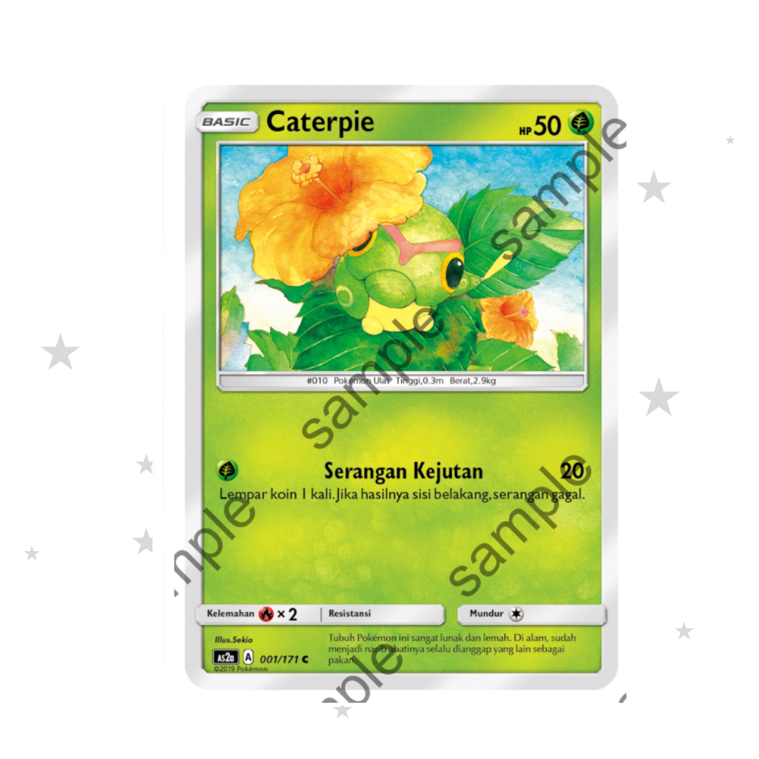 Caterpie 001/171 C - AS2A - Indonesian 🇮🇩