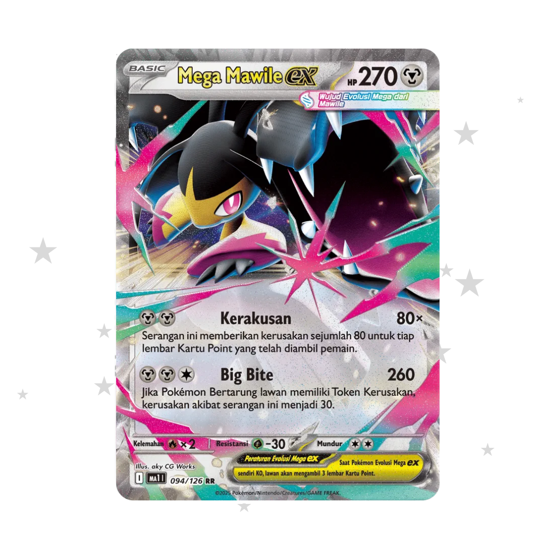 Mega Mawile ex 094/126 - Evolusi Mega MA1I - Indonesian ๐ฎ๐ฉ