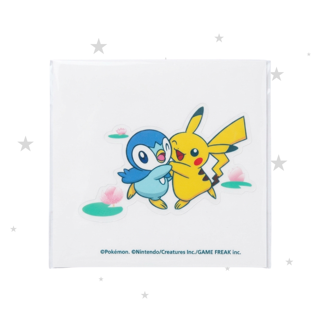 China-Exclusive Hangzhou Hubin 2026 Stamp Rally Event - Piplup & Pikachu Sticker