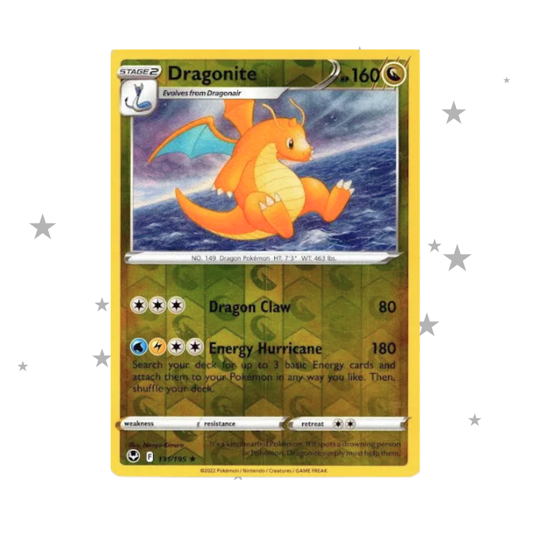 Dragonite 131/195 Reverse Holo - Silver Tempest - English 🇬🇧