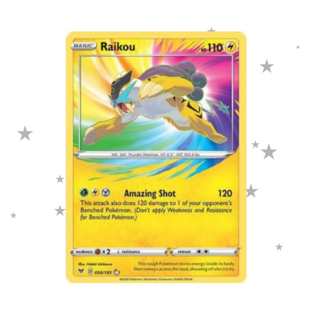Raikou 050/185 Amazing Rare - Vivid Voltage - English 🇬🇧