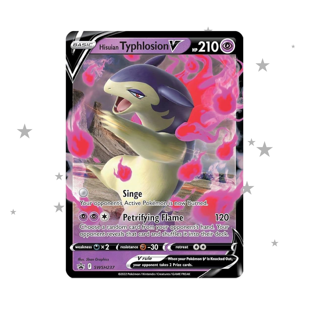 Hisuian Typhlosion SWSH237 Black Star Promo - English 🇬🇧