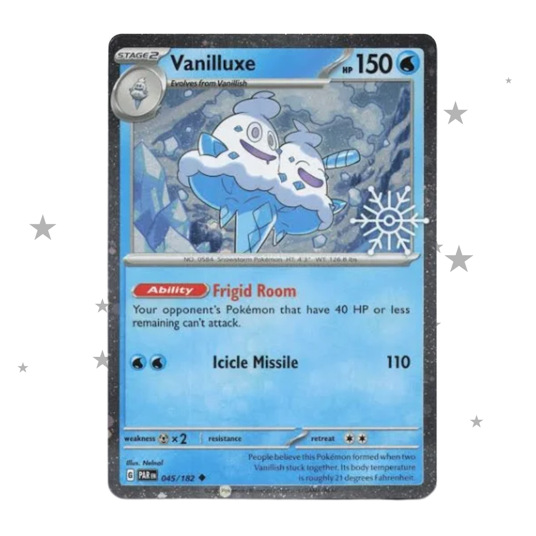 Vanilluxe 045/193 Snowflake Stamp Promo (Sealed) - English 🇬🇧