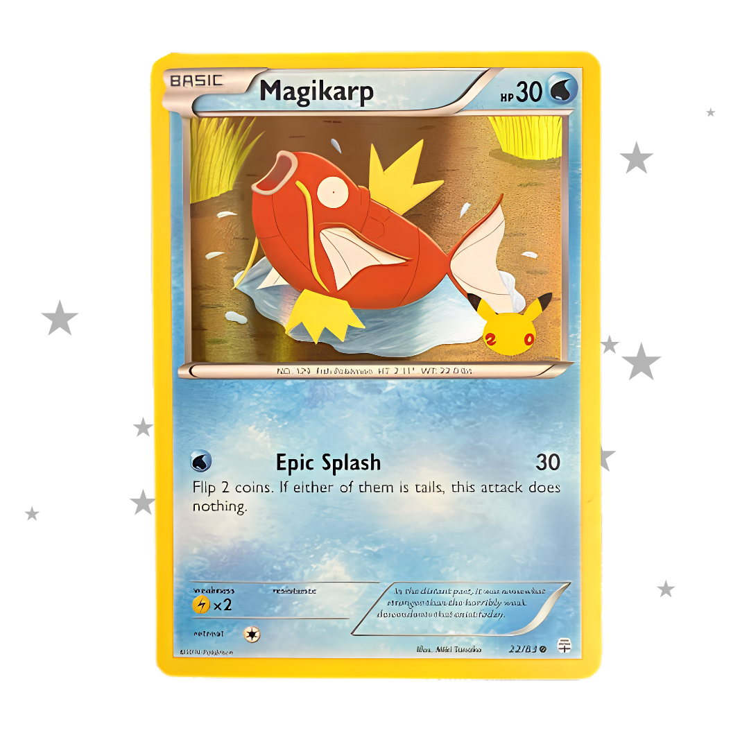 Magikarp 20th Celebrations GAME Promo - English 🇬🇧