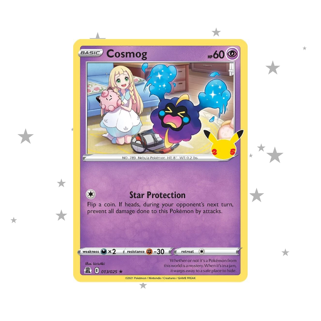 Cosmog 013/025 Celebrations - English 🇬🇧