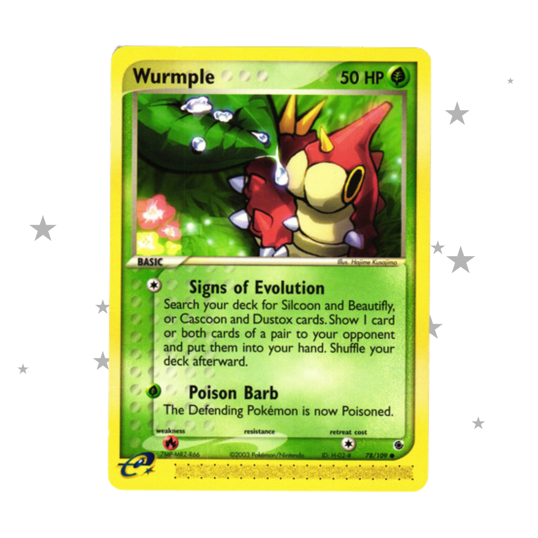Wurmple 78/109 ex Ruby & Sapphire - English 🇬🇧