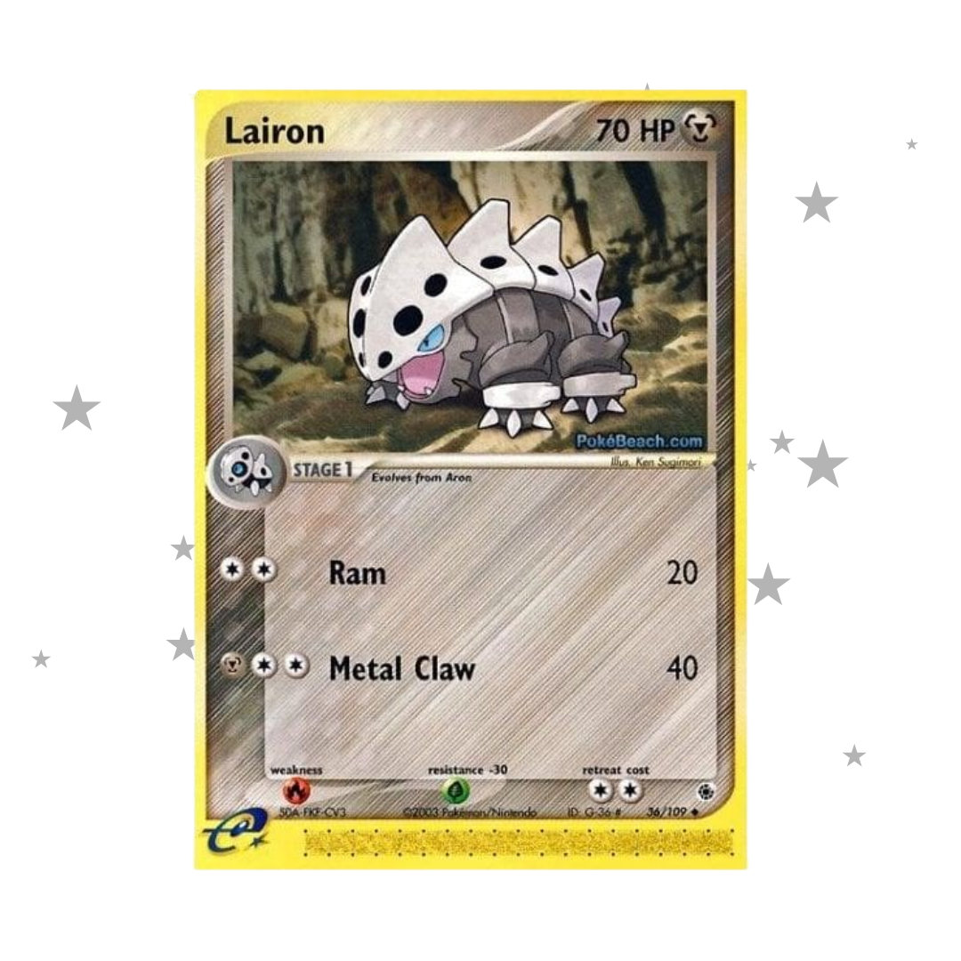 Lairon 36/109 ex Ruby & Sapphire - English 🇬🇧