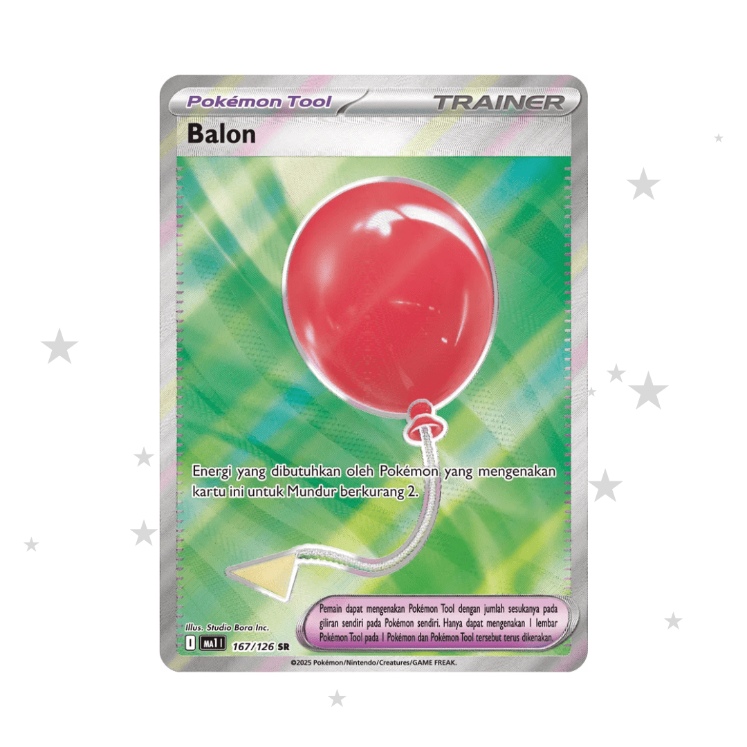 Air Balloon 167/126 SR - Evolusi Mega MA1I - Indonesian ๐ฎ๐ฉ - ShuppetMaster TCG