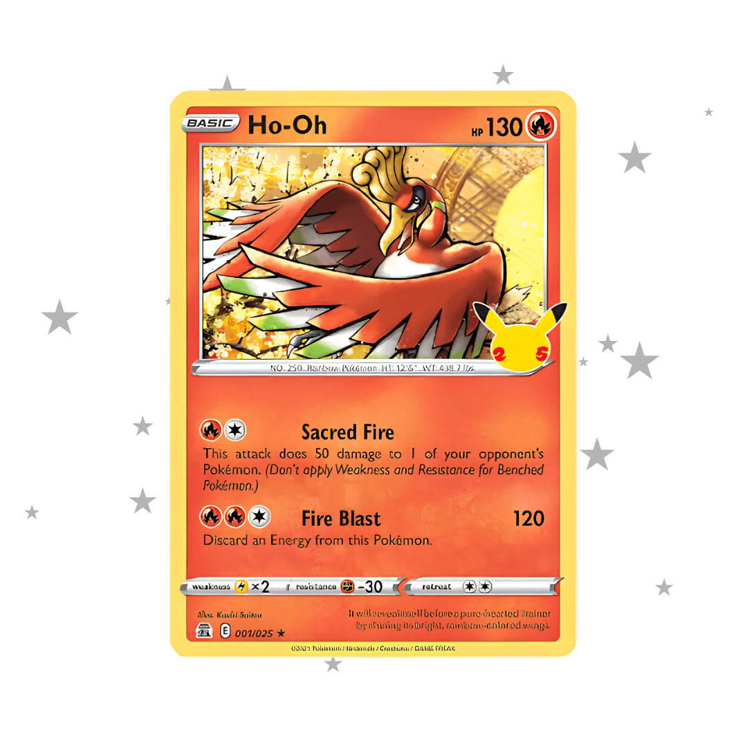 Ho-Oh 001/025 Celebrations - English 🇬🇧 - ShuppetMaster TCG