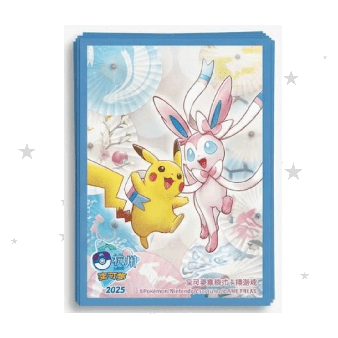 Pokémon China Exclusive - Hangzhou Masters 2025 - Pikachu & Sylveon Design Sleeves (Singular Sleeve) - ShuppetMaster TCG