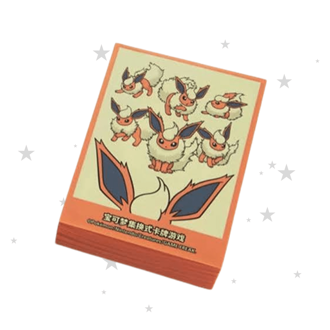 Pokémon Flareon Design Sleeves - Flareon Gift Box Set Exclusive (64 pack) - ShuppetMaster TCG