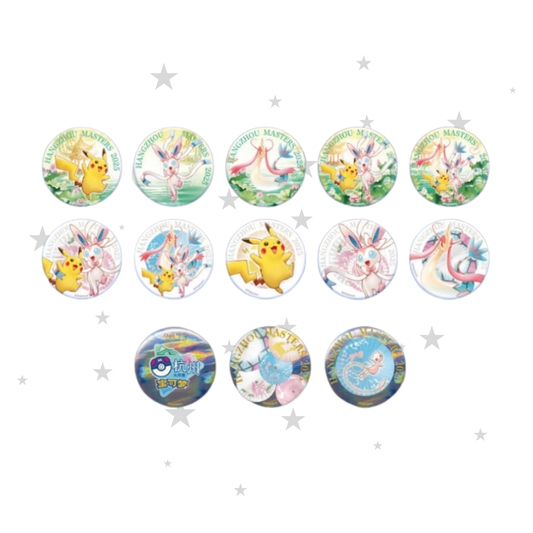 Pokémon China Exclusive - Hangzhou Masters 2025 - Blind Badge Pack (13 Possible Designs)