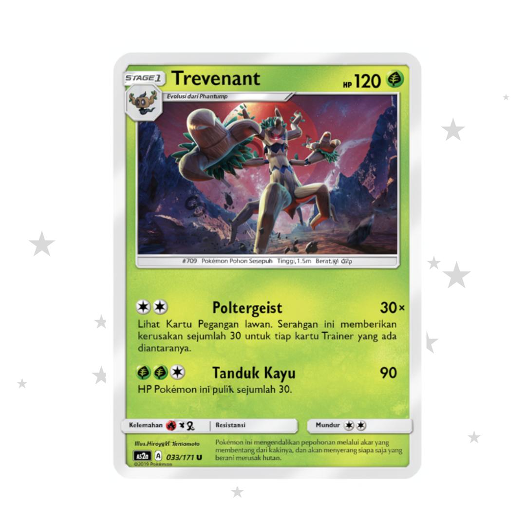 Trevenant 033/171 U - AS2A - Indonesian 🇮🇩