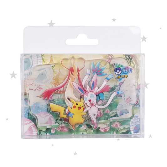 Pokémon China Exclusive - Hangzhou Masters 2025 - Pikachu, Sylveon & Milotic Display Stand