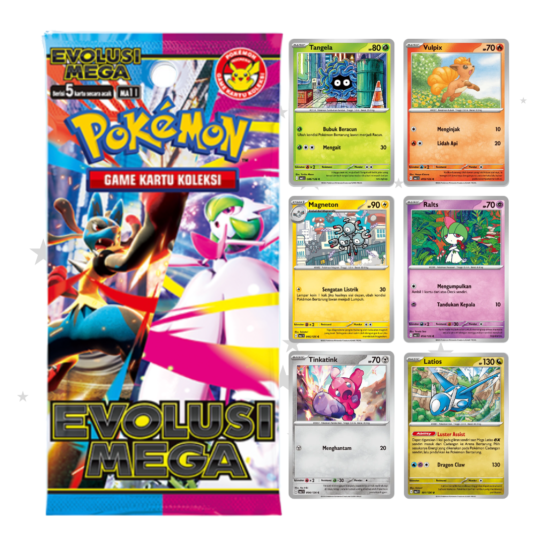 UC/Common Cards - Evolusi Mega MA1I - Indonesian 🇮🇩