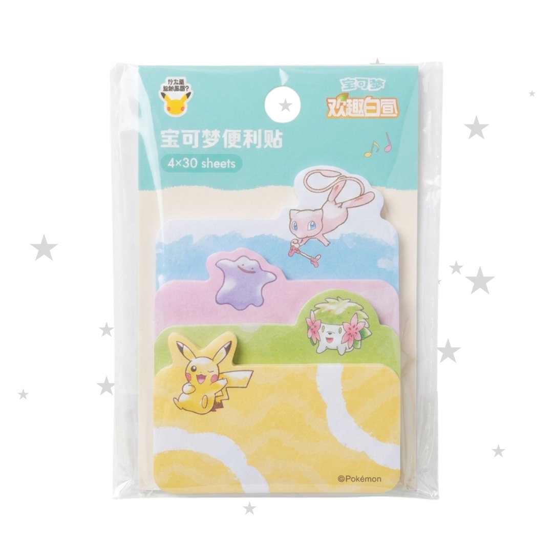 Pokémon China Exclusive Shanghai 30th Joyful Daytime Series - Sticky Note Stack Set
