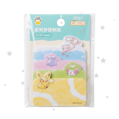 Pokémon China Exclusive Shanghai 30th Joyful Daytime Series - Sticky Note Stack Set