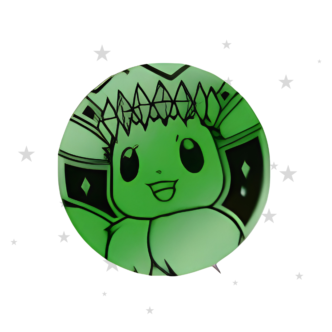 Eevee Coin (Green) Coin Set Exclusive (Sealed) - CSV9.5C - S-Chinese 🇨🇳