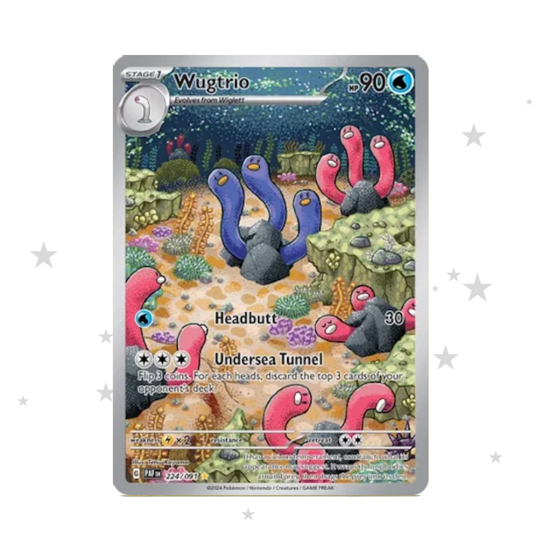 Wugtrio 224/091 - Paldean Fates - English 🇬🇧