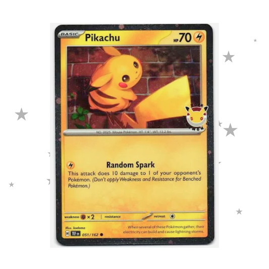 Pikachu Pokemon Day 30th Cosmo Holo - English 🇬🇧