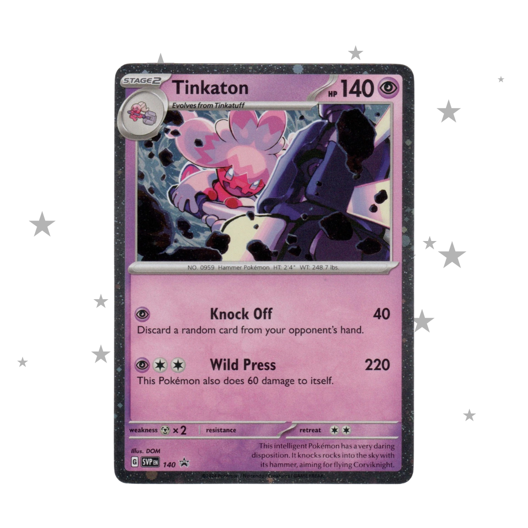Tinkaton SVP140 Cosmo Holo Black Star Promo - English 🇬🇧