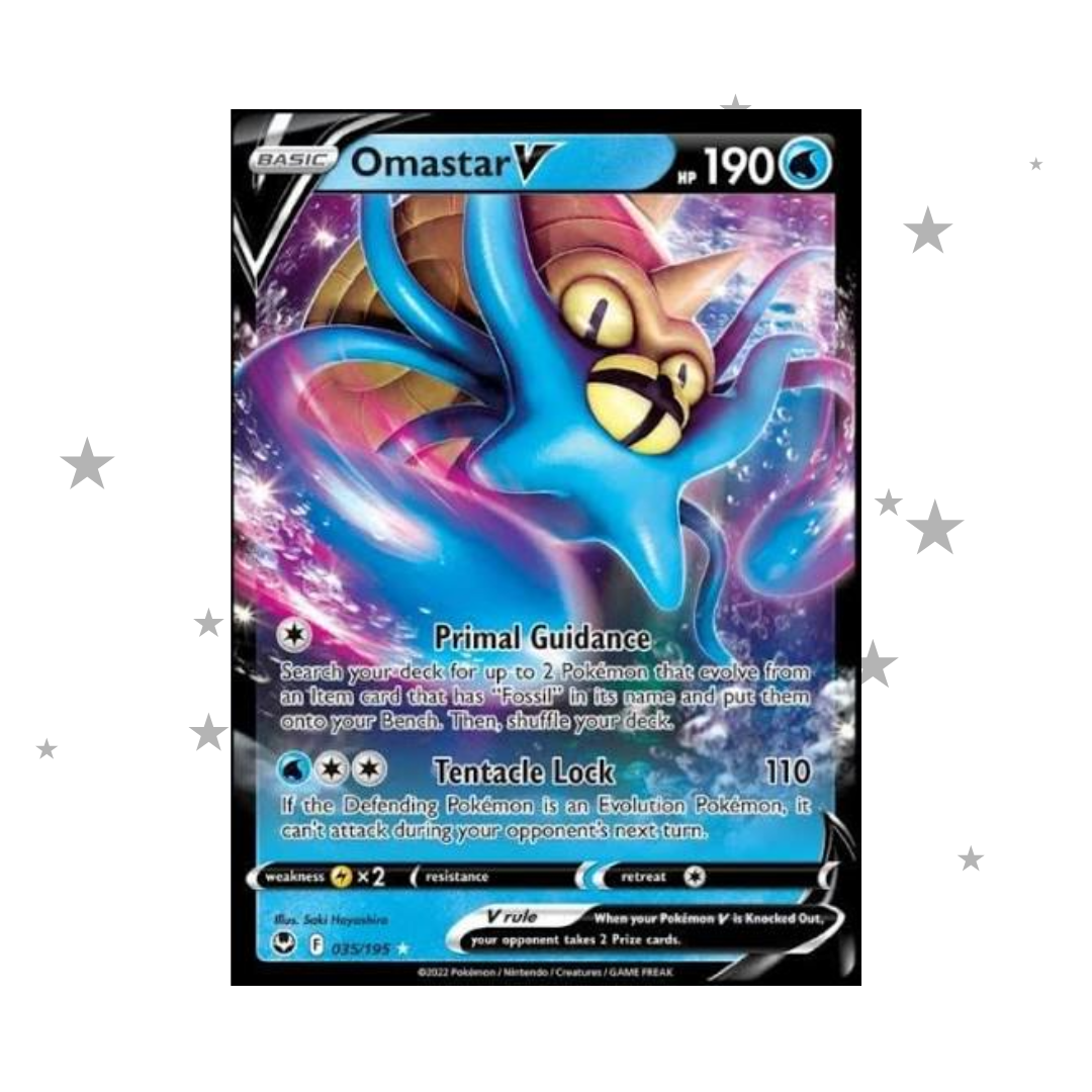 Omastar V 035/195 - Silver Tempest - English 🇬🇧