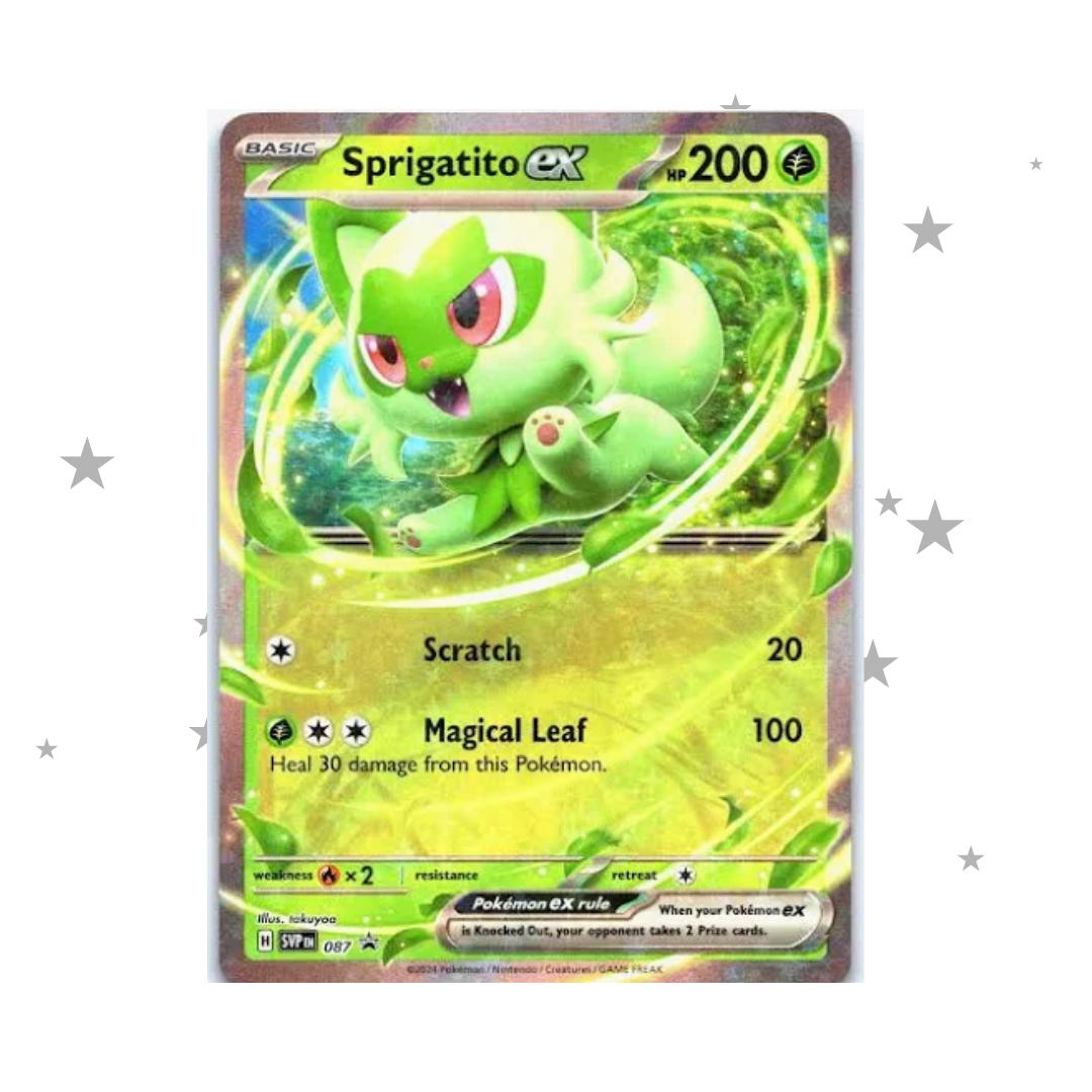 Sprigatito ex SVP087 Black Star Promo - English 🇬🇧