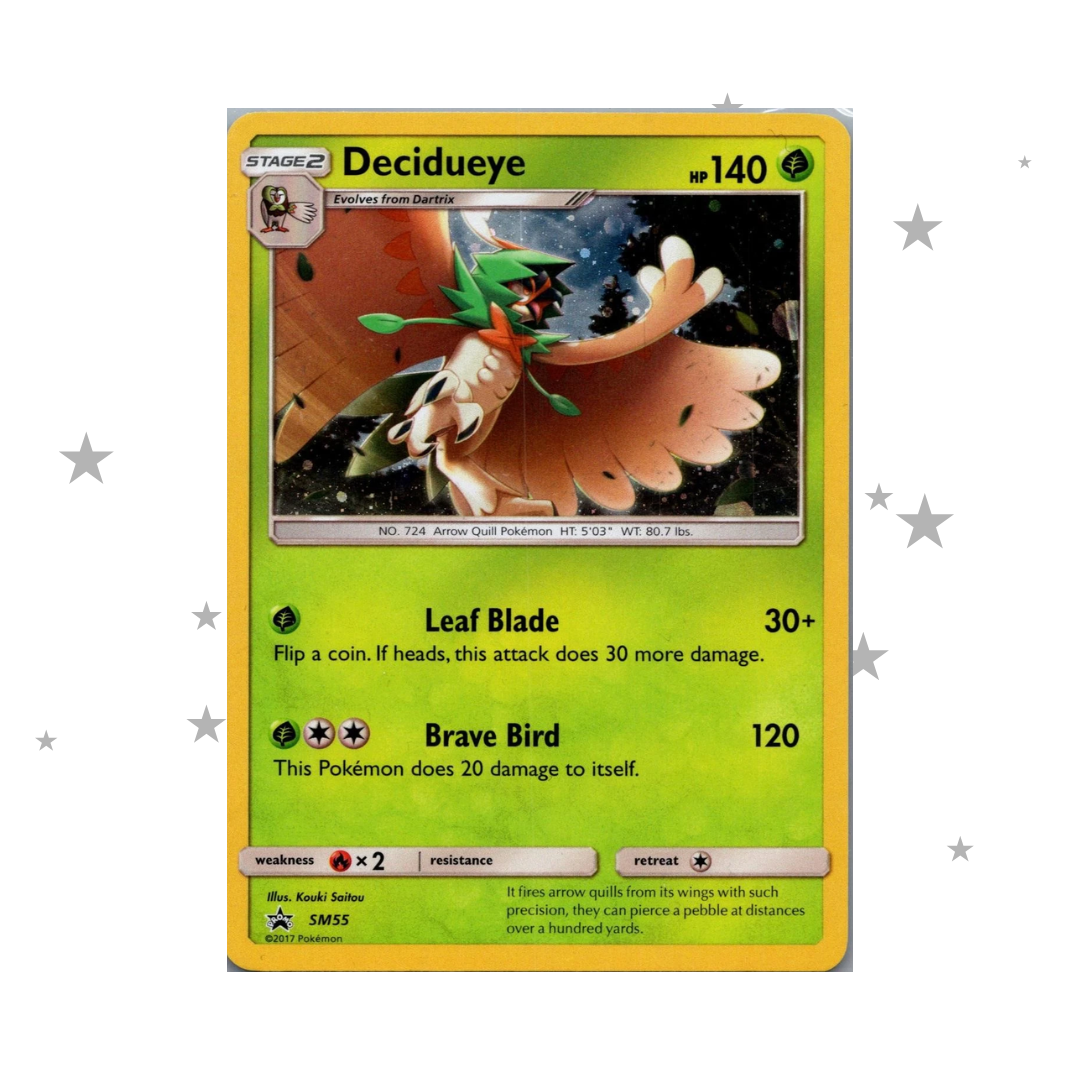 Decidueye SM55 Black Star Promo - English 🇬🇧