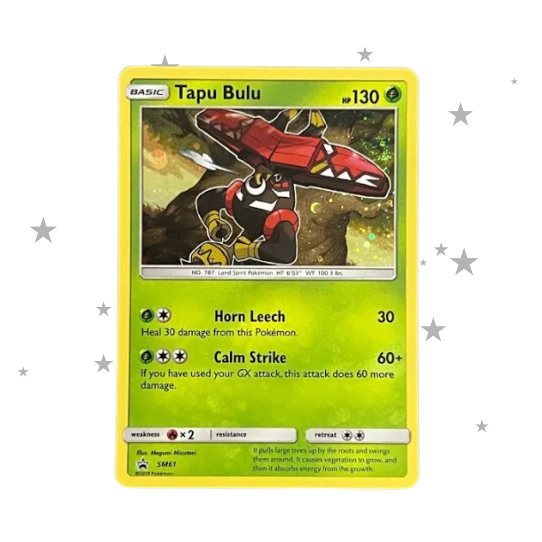 Tapu Bulu SM61 Black Star Promo - English 🇬🇧