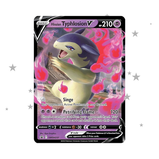 Hisuian Typhlosion SWSH237 Black Star Promo - English 🇬🇧