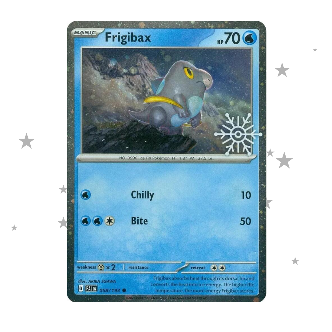 Frigibax 058/193 Snowflake Stamp Promo (Sealed) - English 🇬🇧