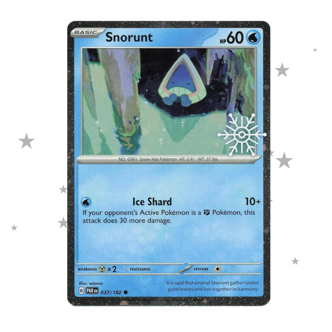 Snorunt 037/193 Snowflake Stamp Promo (Sealed) - English 🇬🇧