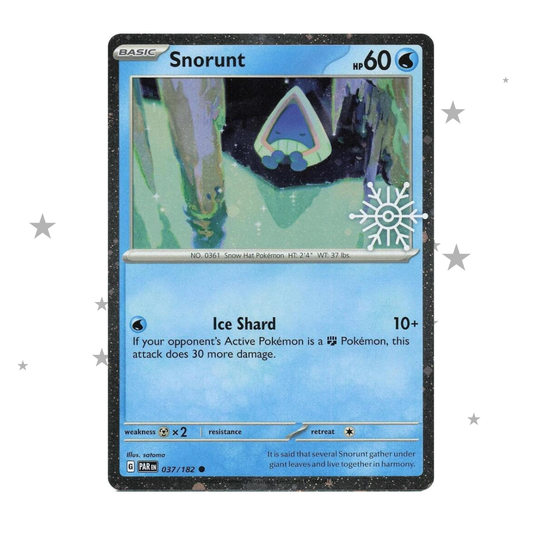 Snorunt 037/193 Snowflake Stamp Promo (Sealed) - English 🇬🇧