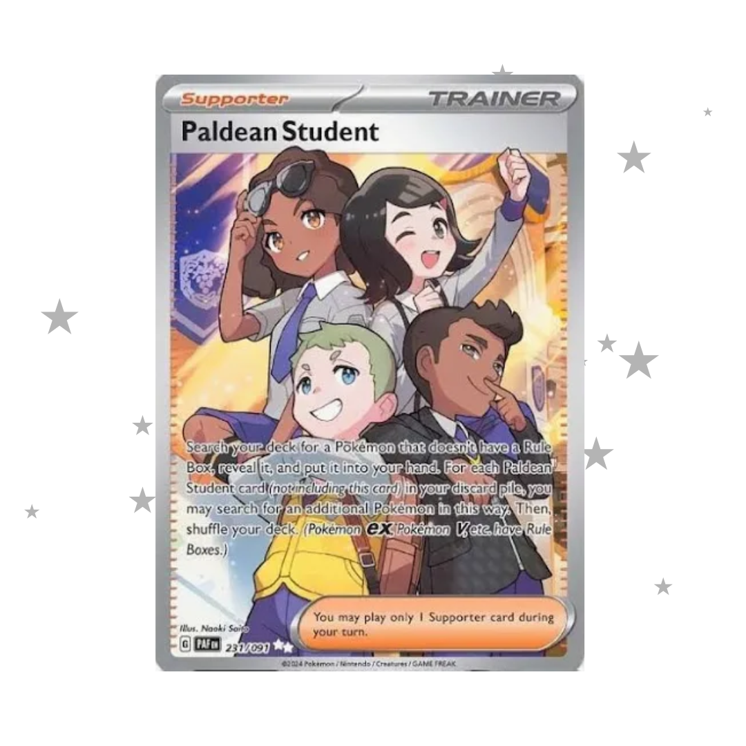 Paldean Student 231/091 - Paldean Fates - English 🇬🇧