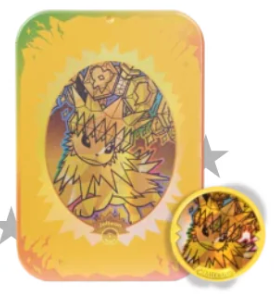 Jolteon Accessory Tin & Coin (Hidden Rarity 7.5% Pull Rate) - CSV9.5C - S-Chinese 🇨🇳
