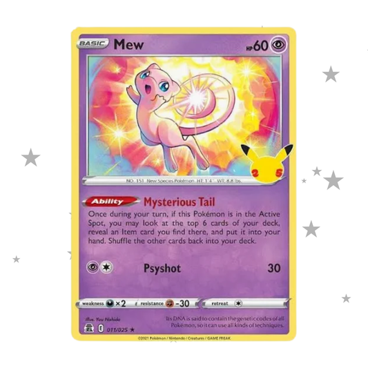 Mew 011/025 Celebrations English - 🇬🇧