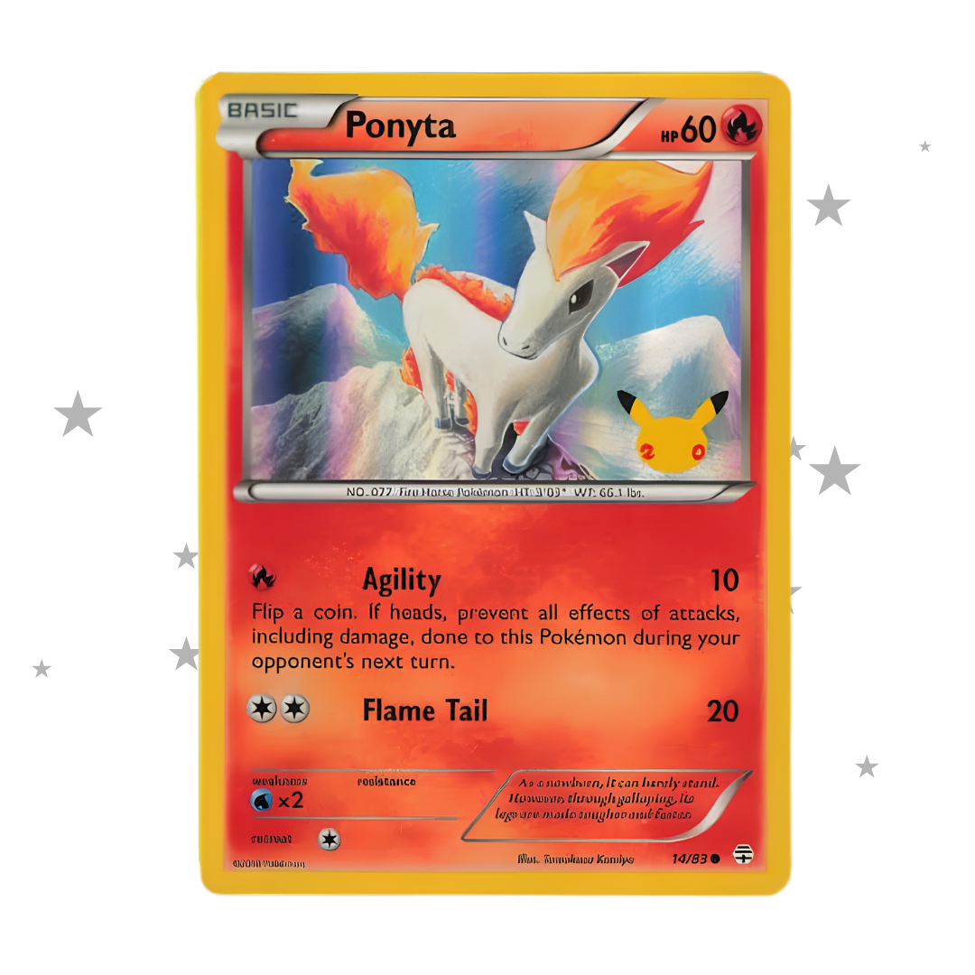 Ponyta 20th Celebrations GAME Promo - English 🇬🇧
