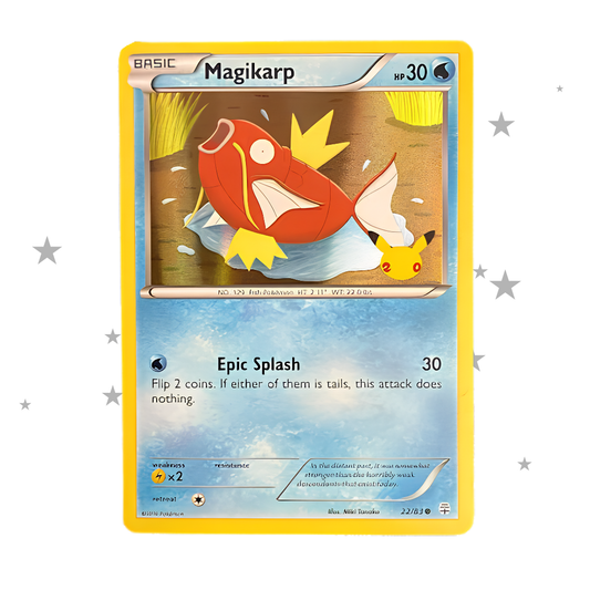 Magikarp 20th Celebrations GAME Promo - English 🇬🇧