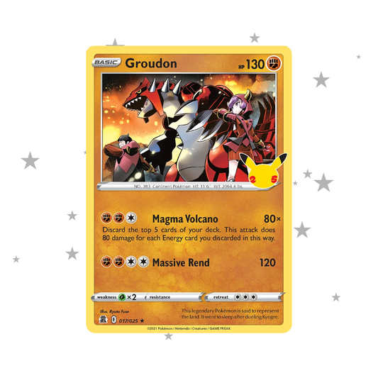 Groudon 017/025 Celebrations - English 🇬🇧