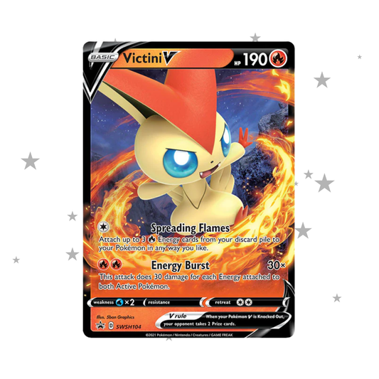 Victini V SWSH104 Black Star Promo -  English 🇬🇧