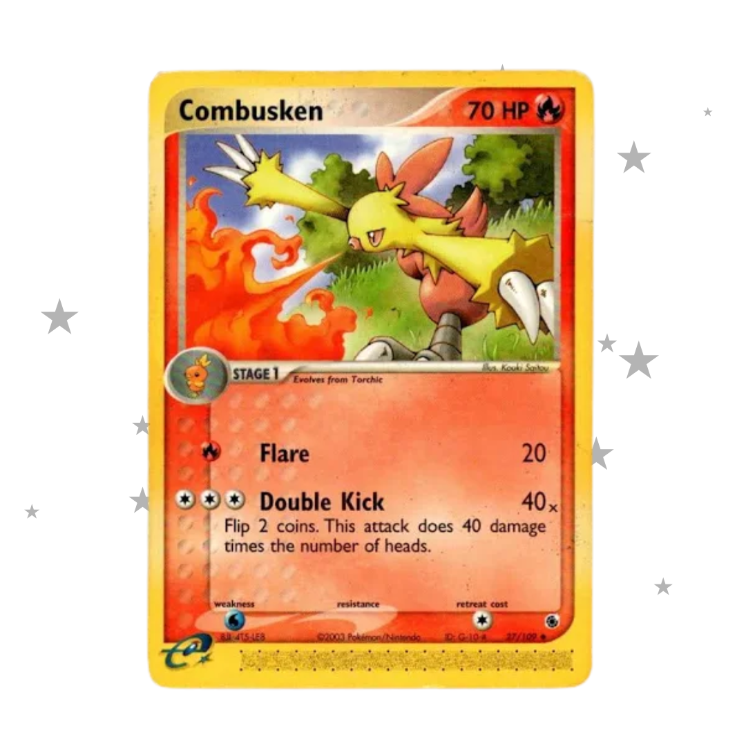 Combusken 27/109 ex Ruby & Sapphire - English 🇬🇧