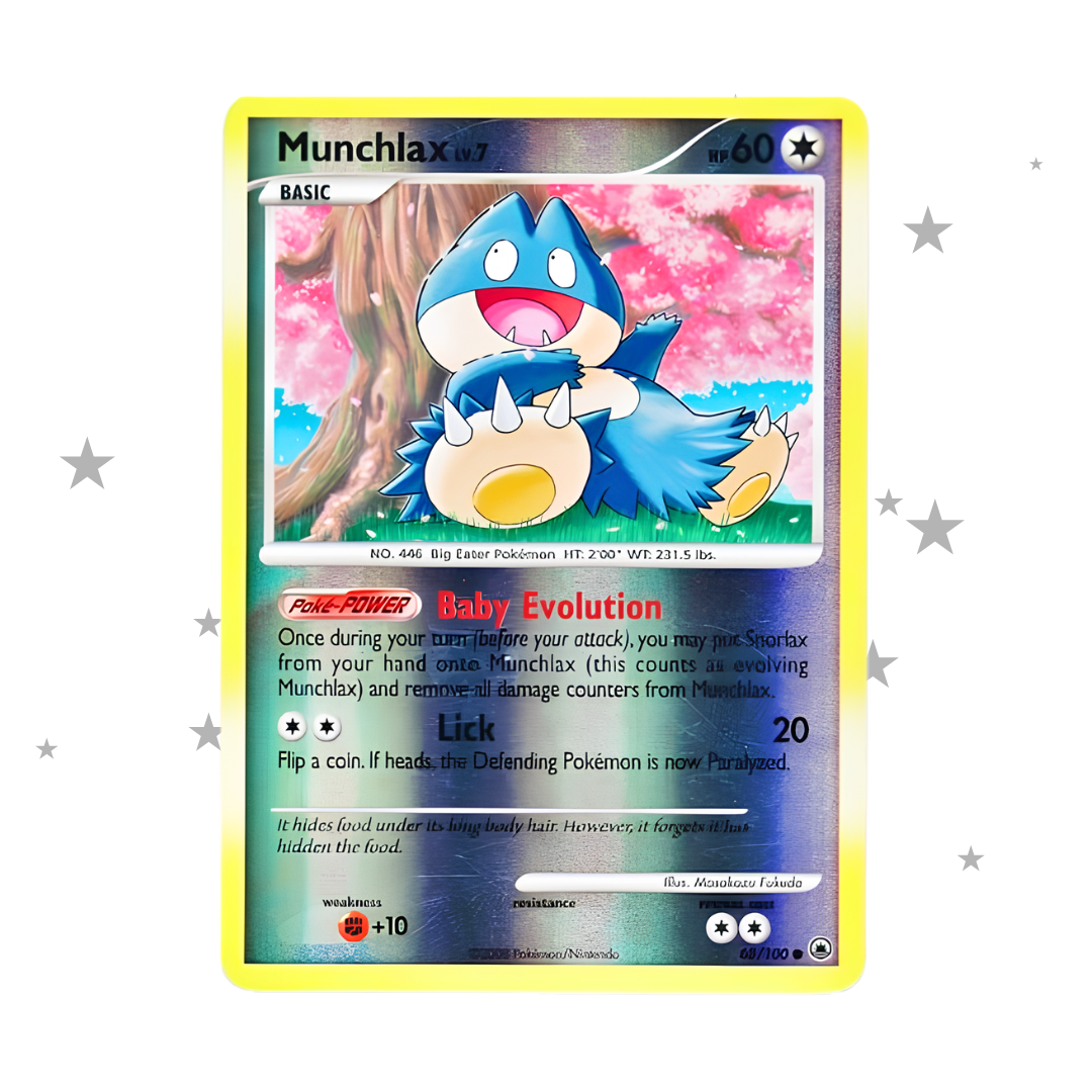 Munchlax 68/100 Reverse Holo - Majestic Dawn - English 🇬🇧