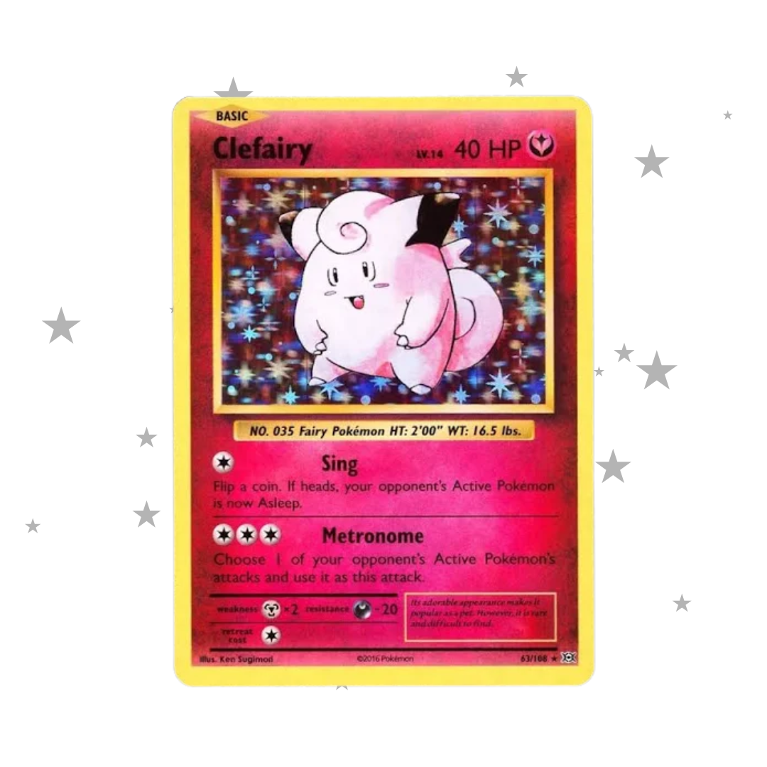 Clefairy 63/108 Holo - XY Evolutions - English 🇬🇧