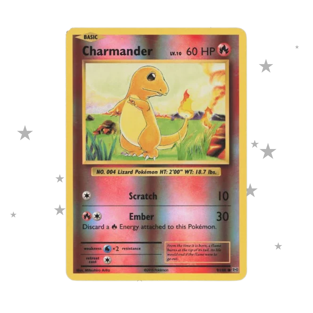 Charmander 9/108 Reverse Holo - XY Evolutions - English 🇬🇧