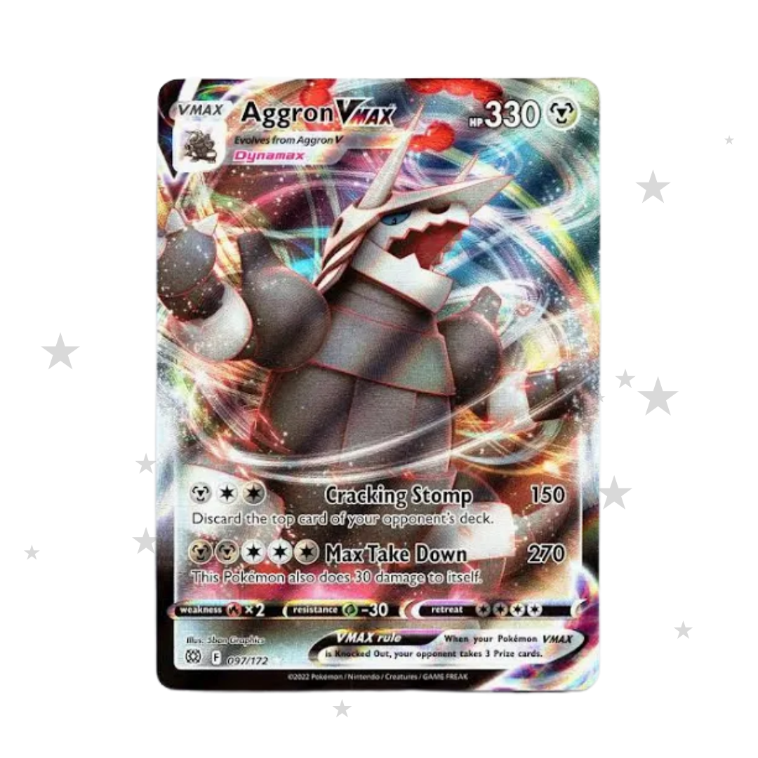 Aggron VMAX 097/172 - Brilliant Stars - English 🇬🇧 - ShuppetMaster TCG