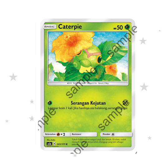 Caterpie 001/171 C - AS2A - Indonesian 🇮🇩 - ShuppetMaster TCG