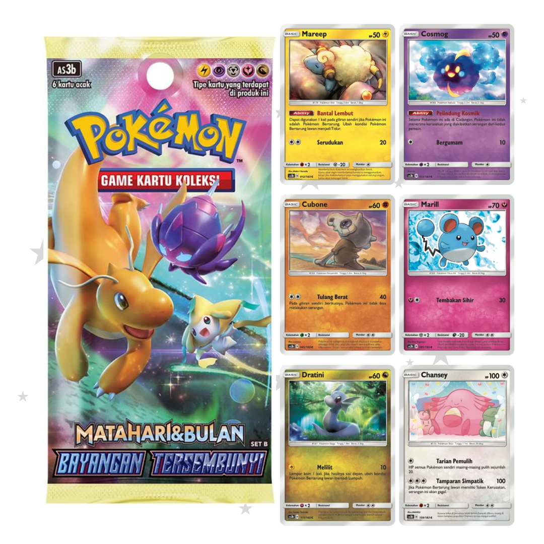 C/UC Cards - Seri Ketiga (Set B) AS3B - Indonesian 🇮🇩 - ShuppetMaster TCG