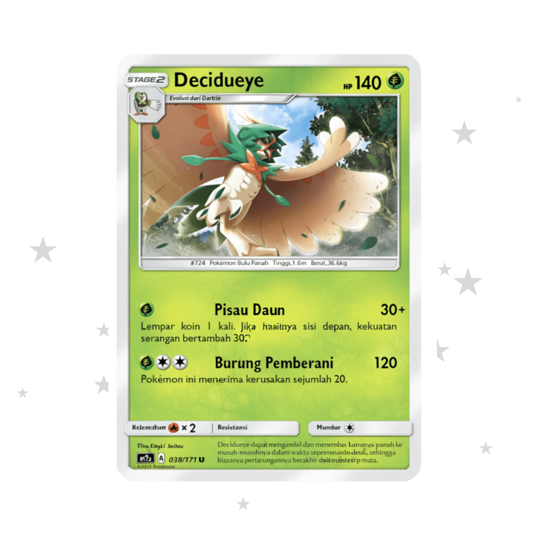 Decidueye 038/171 U - AS2A - Indonesian 🇮🇩 - ShuppetMaster TCG