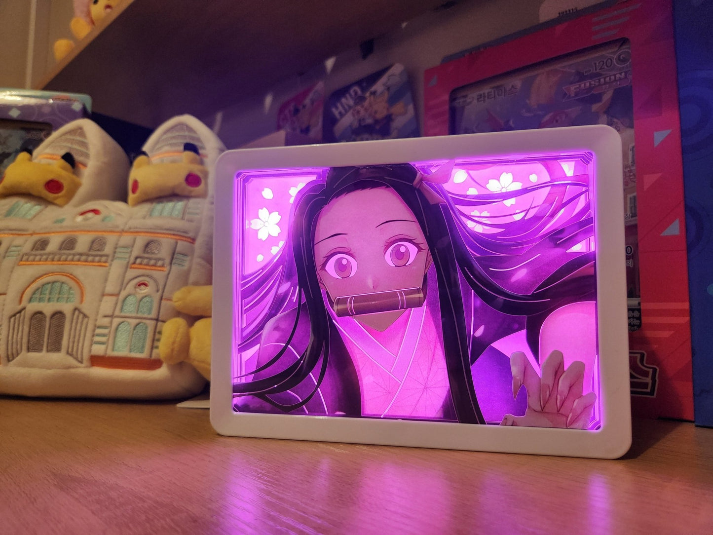 Demon Slayer Nezuko Backlit LED Paper Light Box - ShuppetMaster TCG